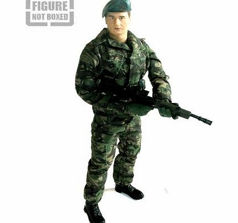 Armed Forces 10`` Poseable British soldier figure with weapon [not boxed]